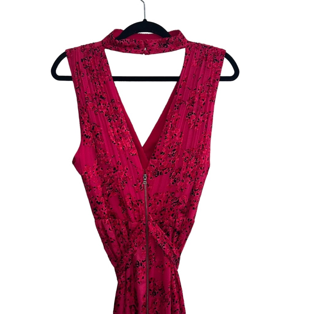 NEW NWT Alice + Olivia Aggie Maxi Dress Bright Pink Multi - Picture 9 of 15